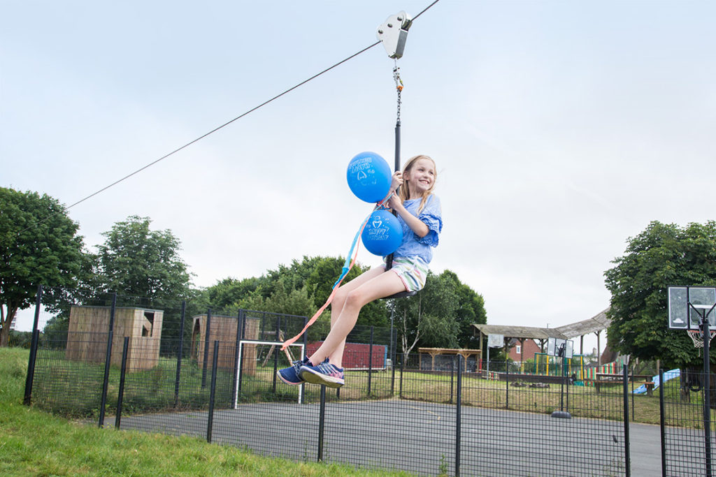 The Vench adventure playground zip wire birthday parties