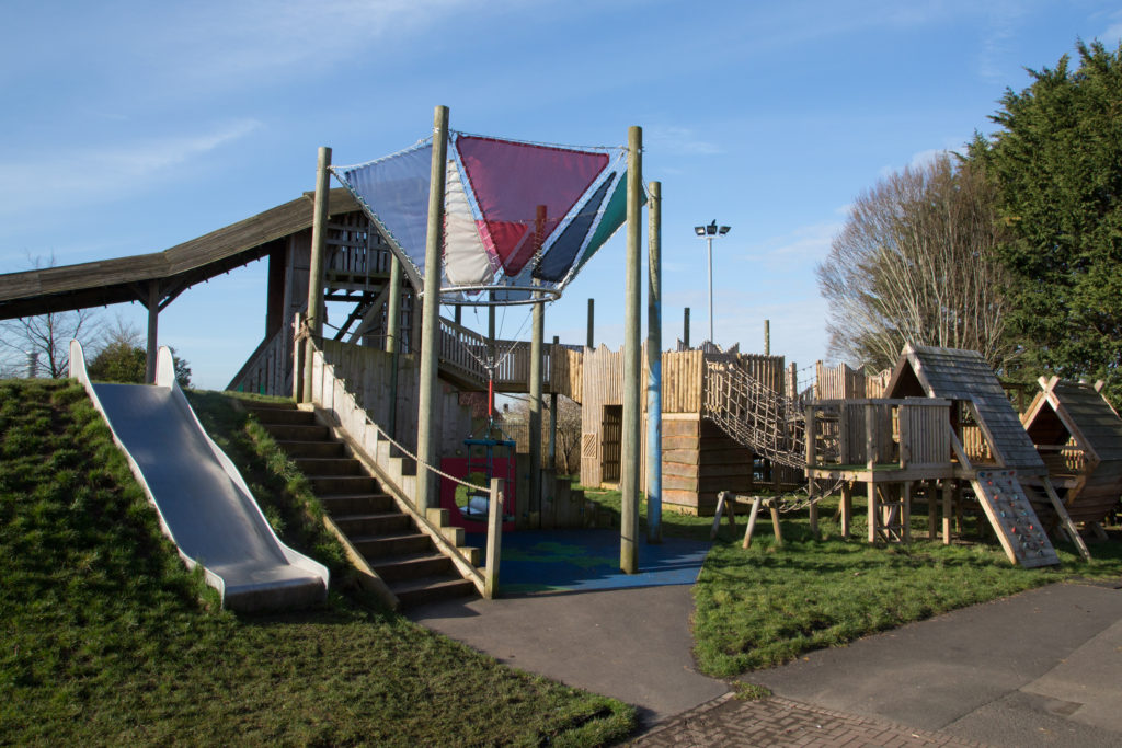 The Vench adventure playground Bristol climbing frame